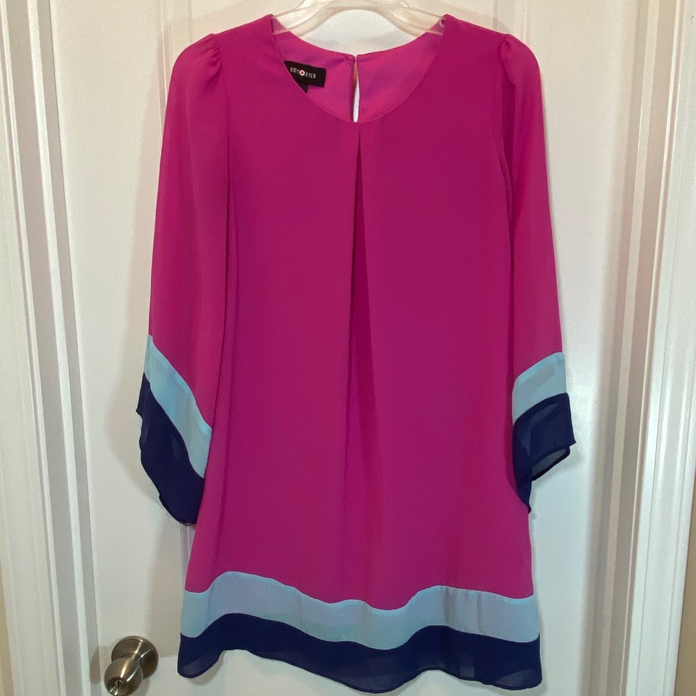 Amy Byer Shift Dress with Wide Sleeves